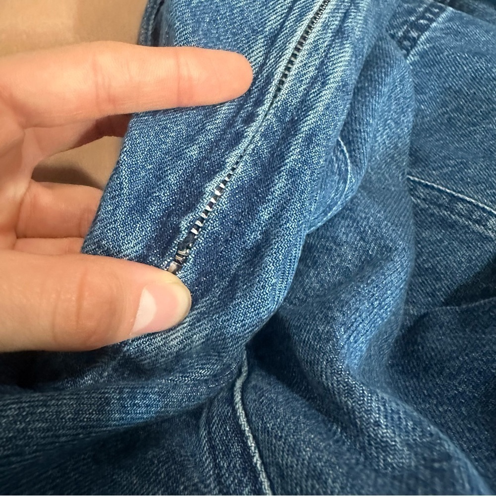 Madewell camby wash Denim Scoopneck Midi Dress - Picture 7 of 7